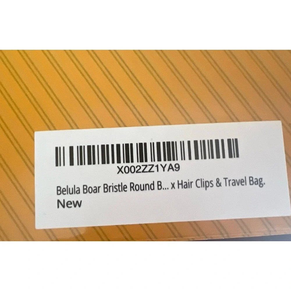 Belula Round Hair Brush Set w/ Clips & Travel Bag – New‎ in Box